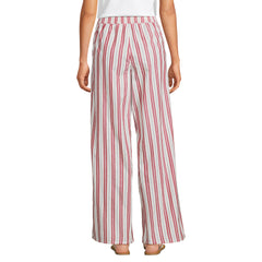 Women's Petite Poplin High Rise Extra Wide Leg Pants