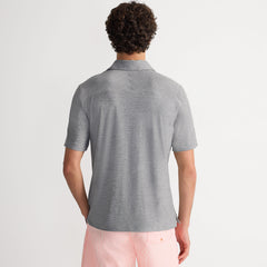 Men's Short Sleeve Flex Performance Pieced Yoke Polo