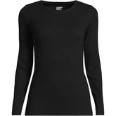 Women's Tall Long Sleeve Micro Rib T-Shirt