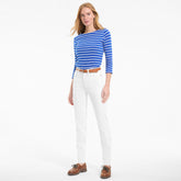 Women's High Rise Straight Leg Jeans