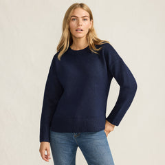 Women's Ultrasoft Crew Neck Hi Low Hem Tunic Sweater