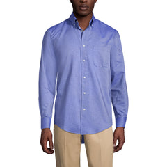 School Uniform Men's Long Sleeve Solid Oxford Dress Shirt