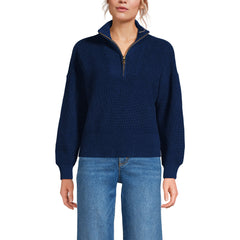 Women's Tall Drifter Shaker Wedge Quarter Zip Sweater