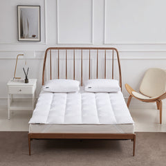 Beautyrest Cotton Blend Feather and Down Fiber Mattress Topper