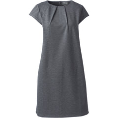 Women's Petite Short Sleeve Ponte Dress