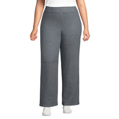 Women's Plus Size Serious Sweats High Rise Fleece Lined Straight Leg Pants