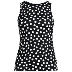 Women's High Neck UPF 50 Sun Protection Modest Tankini Swimsuit Top