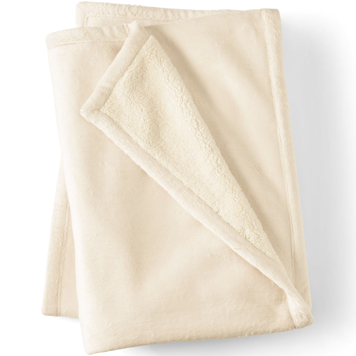 Sherpa Fleece Throw Blanket