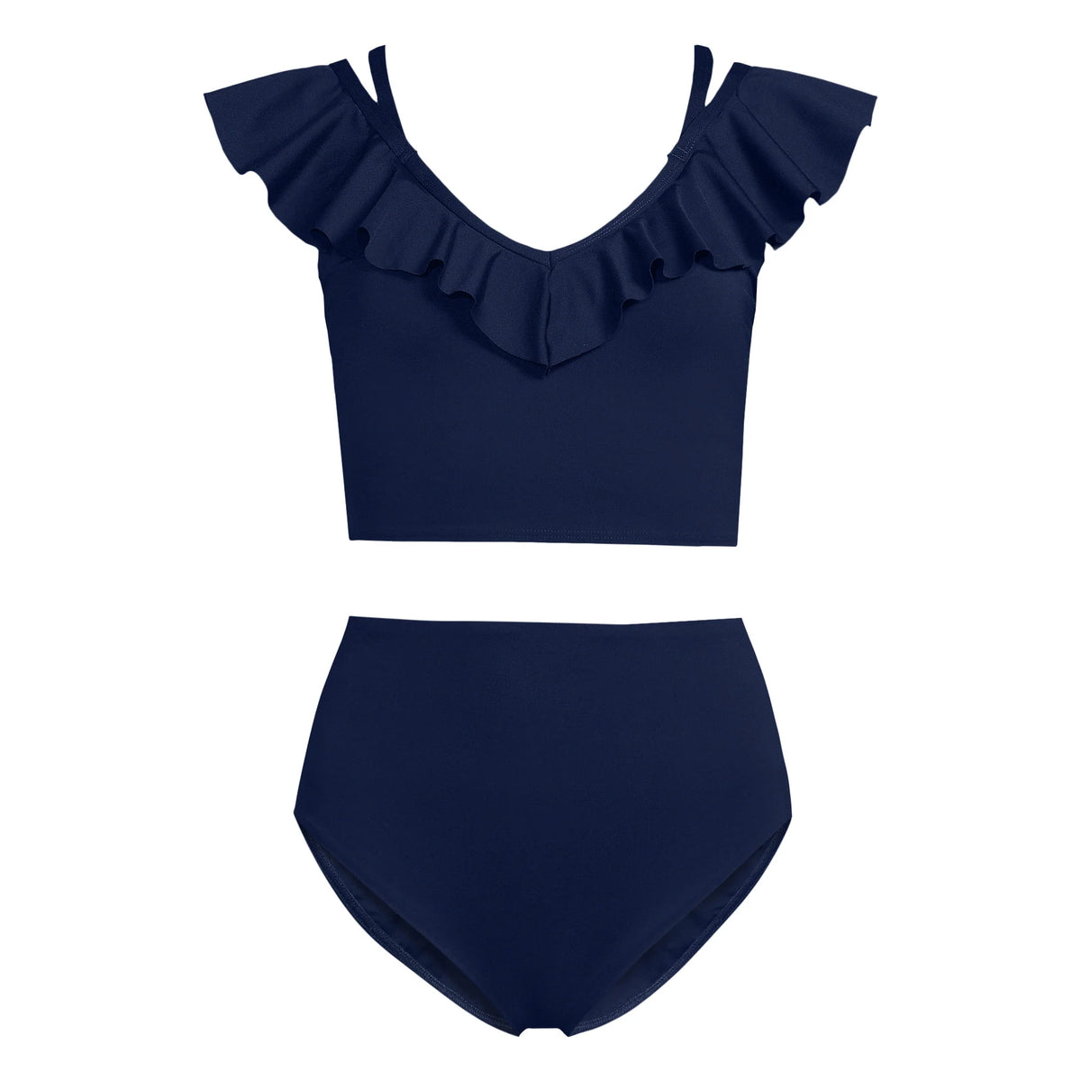 Women's Mastectomy LE x T and T The Tegan Ruffle Midkini Set