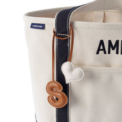 Letter S Faux Leather Bag Charm