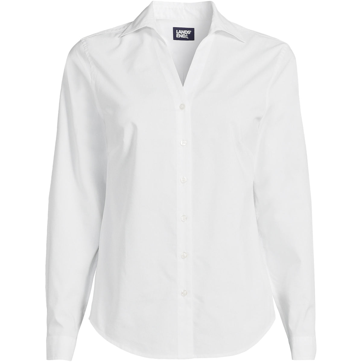 Women's Plus Long Sleeve Coolmax Vneck Shirt