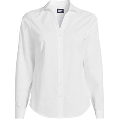 Women's Petite Long Sleeve Coolmax Vneck Shirt