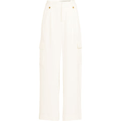Women's Soft Polish Cargo High Rise Wide Leg Pants