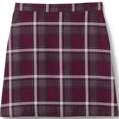 School Uniform Juniors Plaid A-line Skirt Below the Knee
