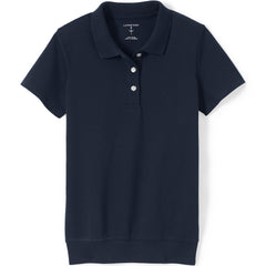 Kids Short Sleeve Banded Bottom Polo Shirt