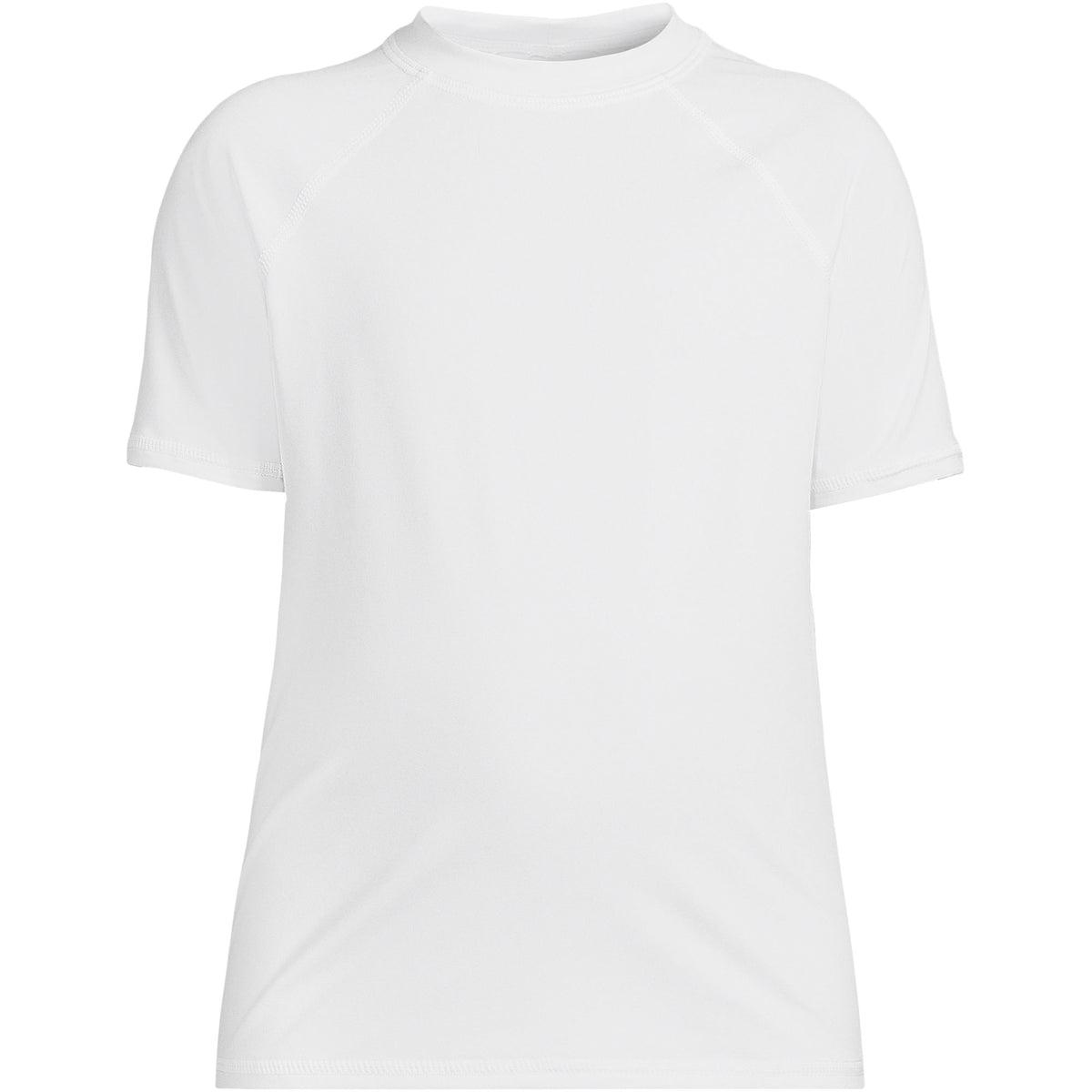 Boys Chlorine Resistant Short Sleeve Crew Neck UPF 50 Rash Guard