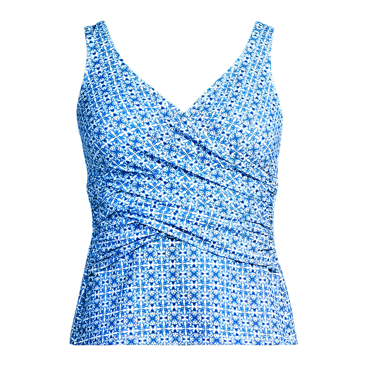 Women's D-Cup SlenderSuit Wrap Tankini Top