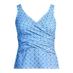 Women's D-Cup SlenderSuit Wrap Tankini Top