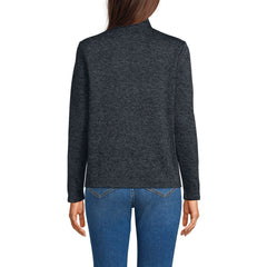 School Uniform Women's Sweater Fleece Zip Front Jacket
