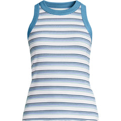Women's Plus Size Micro Rib Crew Neck Tank