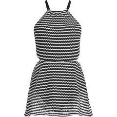 Women's Plus Size Crochet Monokini Swim Dress Swimsuit