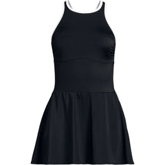 Women's Petite Tugless High Neck Swim Dress Swimsuit