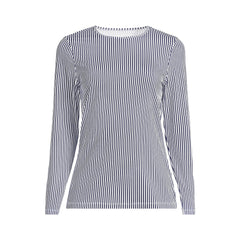 Women's Petite SunShade UPF 50 Long Sleeve Rash Guard Swim Tee