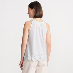 Women's Lightweight Jersey Eyelet Tank Top