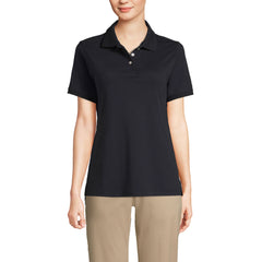 School Uniform Women's Short Sleeve Interlock Polo Shirt