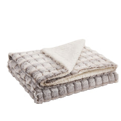 Blue Ridge Home Fashions MicroMink Sherpa Reversible Throw Blanket