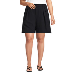 Women's Plus Size Creaseless High Rise 8" Shorts
