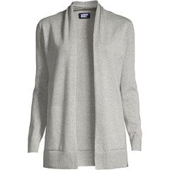 Women's Plus Size Long Sleeve Open Long Cardigan Sweater