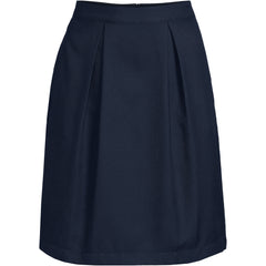 Women's Solid Pleated Skort Top of Knee