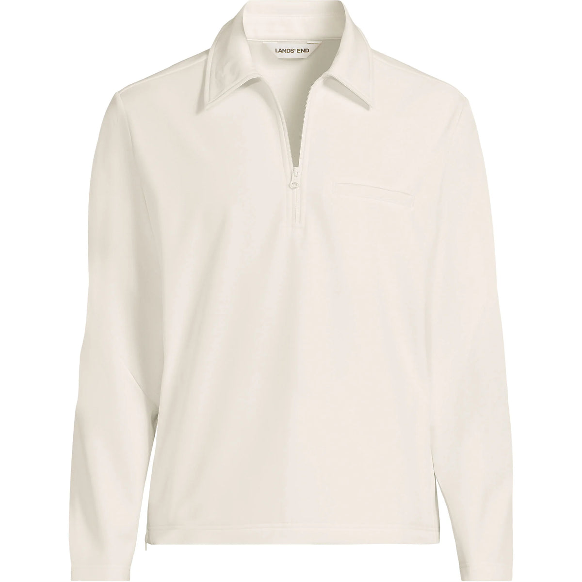 Unisex Soft Shell Collared Half Zip Pullover Top