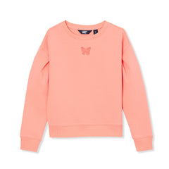Girls Knit Crewneck Sweatshirt