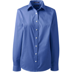 Women's Petite Long Sleeve No Iron Broadcloth Shirt
