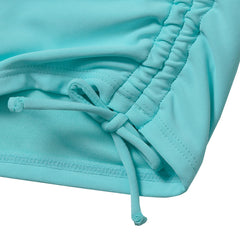 Girls Chlorine Resistant Ruched Swim Boyshort