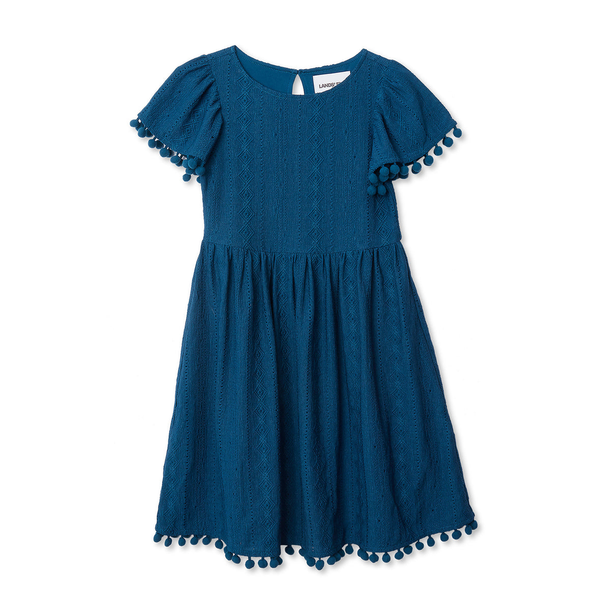 Girls Lace Short Sleeve Dress