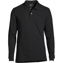 Men's Long Sleeve Classic Mesh Polo Shirt