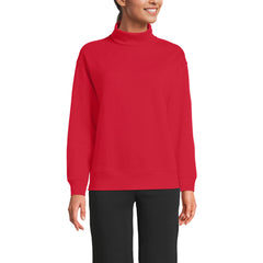 Women's Long Sleeve Serious Sweats Mock Neck Sweatshirt