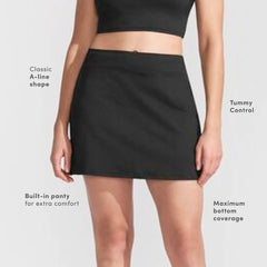 Women's Plus Size Tummy Control Swim Skirt