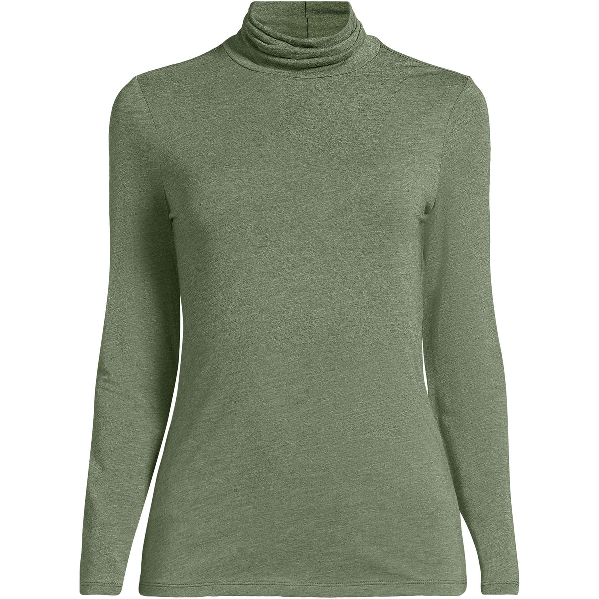 Lightweight Jersey Long Sleeve Turtleneck