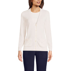 Women's Cotton Modal V-neck Cardigan Sweater