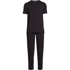 Men's Short Sleeve Cooling Knit V-Neck Pajama Set