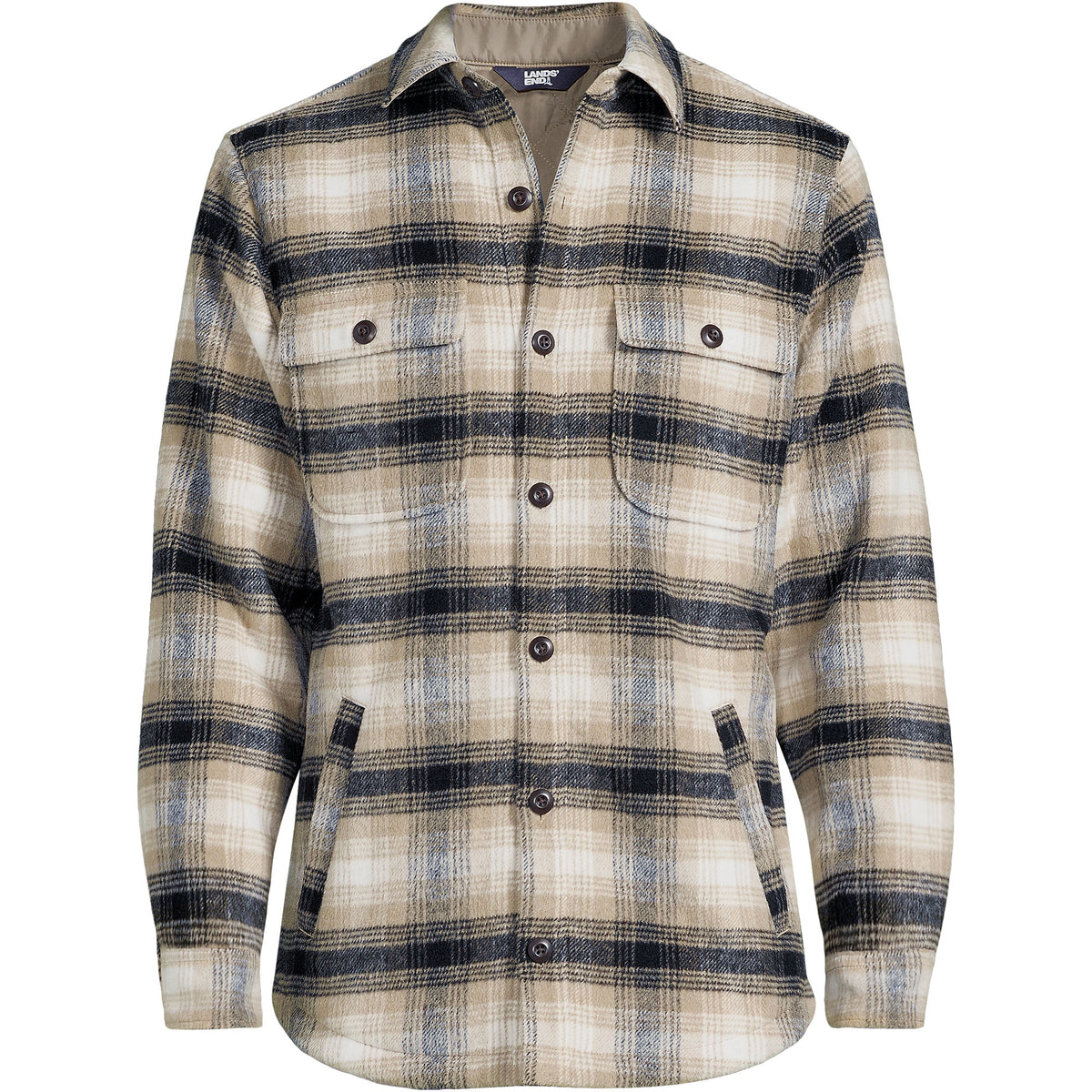 Men's Big and Tall Super Brushed Shirt Jacket