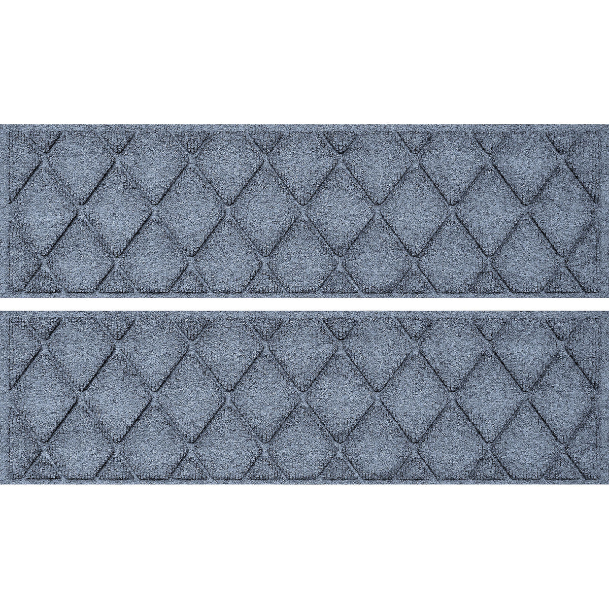 Matterly 8.5" x 30" Argyle Waterhog Stair Treads - Set of 4