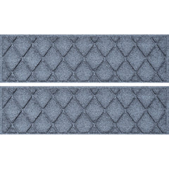 Matterly 8.5" x 30" Argyle Waterhog Stair Treads - Set of 4