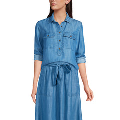 Women's TENCEL TM Fiber Popover Top