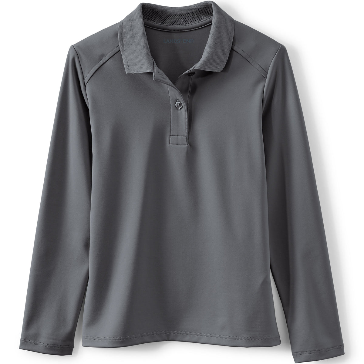 Girls Long Sleeve Feminine Fit Rapid Dry Polo Shirt