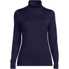 Women's Cotton Modal Long Sleeve Turtleneck Sweater